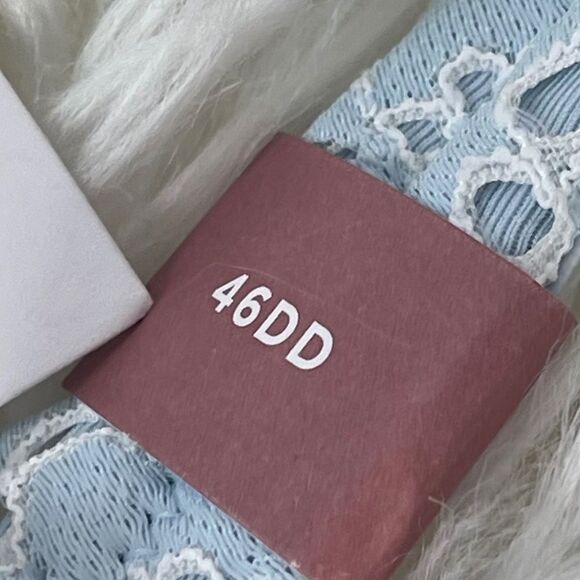 Cacique The Modern Collection Lace Trim Boost Plunge Padded Bra NWT Sz 46DD - Picture 9 of 9